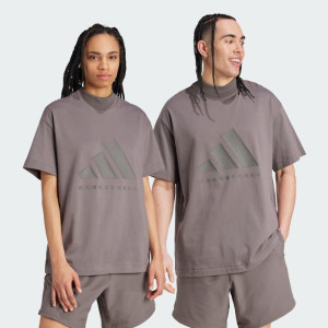 adidas Basketball T-Shirt ''Charcoal''