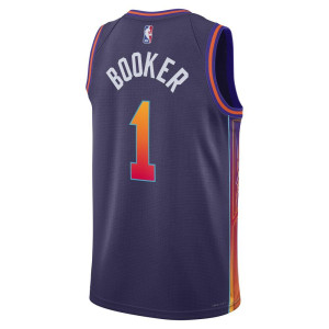Nike NBA City Edition Phoenix Suns Devin Booker Jesrey ''Ink''