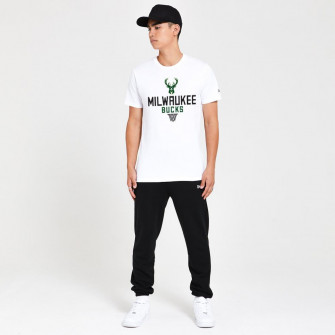 New Era NBA Milwaukee Bucks Graphic T-Shirt ''White''