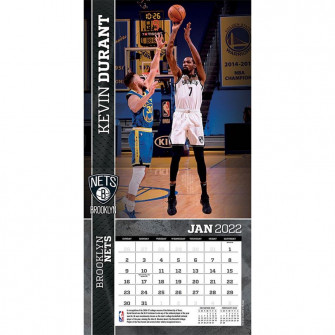 NBA Brooklyn Nets Calendar 2022 ''Kevin Durant''