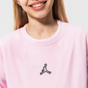 Air Jordan Essentials Crew Girls Hoodie ''Pink''