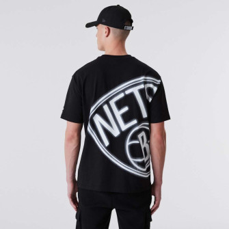 New Era NBA Brooklyn Nets Neon Oversized T-Shirt ''Black''