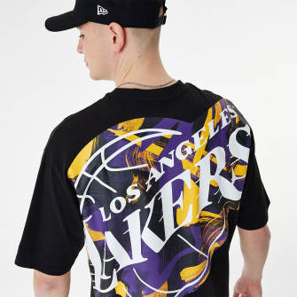 New Era NBA Los Angeles Lakers Infill Logo T-Shirt ''Black''