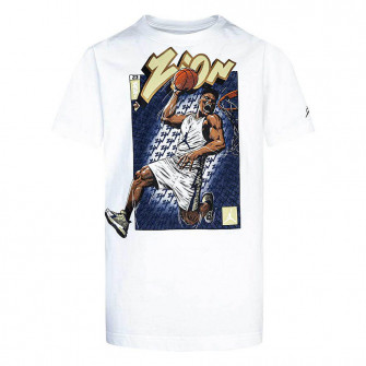 Air Jordan Zion Break Through Kids T-Shirt ''White''