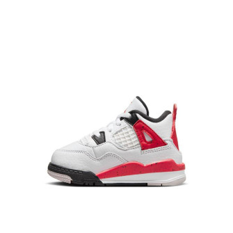 Air Jordan 4 Retro Kids Shoes ''Red Cement'' (TD)