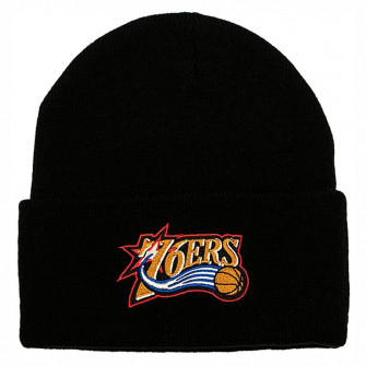 M&N Team Logo Philadelphia 76ers Cuff Knit Hat ''Black''