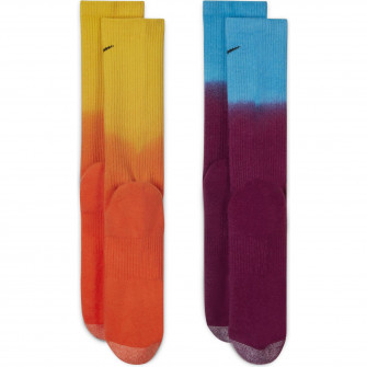 Nike Everyday Plus Cushioned Socks ''Yellow-Orange/Blue-Purple''