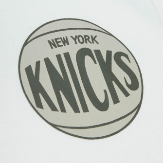 M&N NBA New York Knicks Cream Hoodie ''Off White''