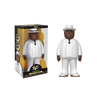 Funko Vinyl Gold Biggie Smalls White Suit Figure 30.5cm