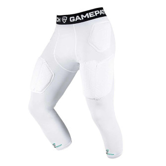 Gamepatch Padded 3/4 Tights Pro+ ''White''