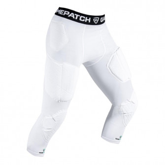Gamepatch Full Protection 3/4 Compression Tights ''White''