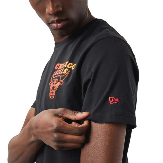 New Era NBA Chicago Bulls Neon Fade T-Shirt ''Black''