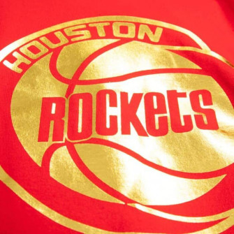 M&N NBA Houston Rockets Midas Foil T-Shirt ''Red''
