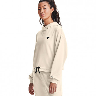 UA Project Rock Terry WMNS Hoodie ''Summit White''