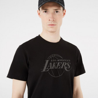 New Era NBA LA Lakers Reflective Print T-Shirt ''Black''