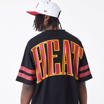 New Era NBA Miami Heat Arch Graphic Oversized T-Shirt ''Black''