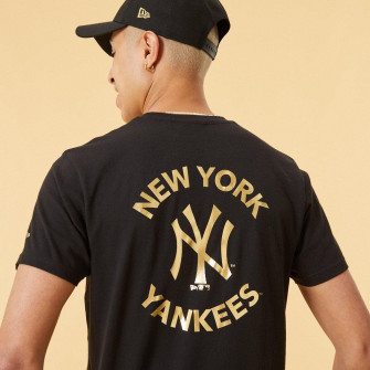 New Era New York Yankees Metallic Logo T-Shirt ''Black''