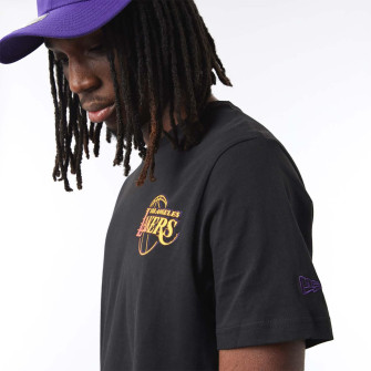 New Era NBA Los Angeles Lakers Neon Fade T-Shirt ''Black''
