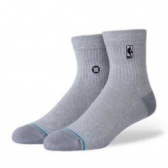 Stance NBA Logoman Quarter Socks ''Grey''