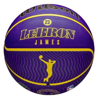Wilson NBA Lebron James Icon Edition Basketball ''Purple'' (7)