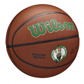 Wilson NBA Team Composite Indoor/Outdoor Basketball ''Celtics'' (7)