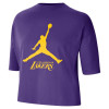 Air Jordan NBA Los Angeles Lakers Essential Women's T-Shirt ''Field Purple''