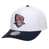 M&N NBA New Jersey Nets Team 2 Tone 2.0 Snapback Cap ''White''