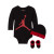 Air Jordan Jumpman 3-Piece Infant Baby Set ''Black/Red''