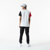 New Era Colour Block Chicago Bulls T-Shirt ''White''