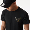 New Era NBA Chicago Bulls Metallic Logo T-Shirt ''Black''