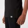 New Era NBA Chicago Bulls Team Logo Stripe T-Shirt ''Black''