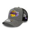 New Era NBA LA Lakers Jersey Essential A-Frame Trucker 9FORTY Cap ''Grey/Black''