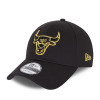 New Era NBA Chicago Bulls Metallic Logo 9FORTY Cap ''Black/Gold''