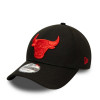 New Era NBA Chicago Bulls Pop Logo 9Forty Snap Cap ''Black''