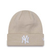 New Era MLB New York Yankees Cuff Women's Beanie Hat ''Beige''