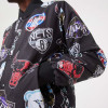 New Era NBA Team Logos All Over Print Bomber Jacket ''Black''