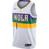 Nike NBA New Orleans Pelicans Zion Williamson City Edition Swingman Jersey ''White''