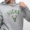 New Era NBA Milwaukee Bucks Team Logo Hoodie ''Grey''