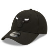 New Era All Black Chicago Bulls 9Forty Cap ''Black''