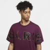 Air Jordan Wordmark Paris Saint-Germain T-Shirt ''Bordeaux''