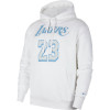 Nike NBA City Edition Logo Los Angeles Lakers LeBron James Hoodie ''White''