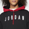 Air Jordan Jumpman Air Graphic Fleece Hoodie ''Black/Gym Red''