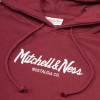 Mitchell & Ness Pinscript Logo Hoodie ''Red''