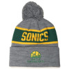 M&N Seattle Supersonics Team Tone Knit Hat ''Grey''