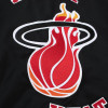 M&N NBA Miami Heat Heavyweight Satin Jacket ''Black''