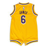 Nike NBA Los Angeles Lakers Lebron James Onesie ''Amarillo''