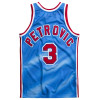 M&N Swingman New Jersey Nets 1990-91 Dražen Petrović Jersey ''Light Blue''