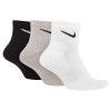 Nike Everyday Cushioned Ankle Socks ''White/Grey/Black''